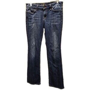 Lucky Brand Jeans Womens 8 29 Blue Denim Lola Boot Stretch Mid Rise Classic Fit